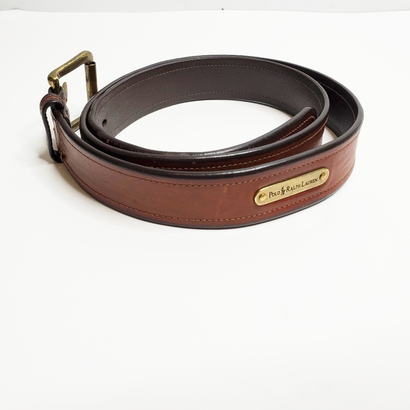 Polo Ralph Lauren Accessories - Polo Ralph Lauren Womens Brown Leather Belt 2"x46"